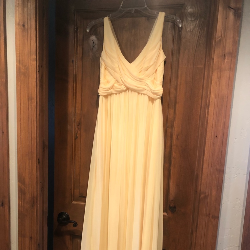 Yellow David’s Bridal Dress
